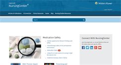 Desktop Screenshot of nursingcenter.com