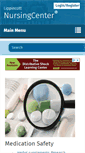 Mobile Screenshot of nursingcenter.com